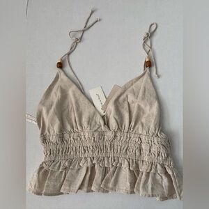 New! Sim & Sam Women’s Top Natural Color Size XL